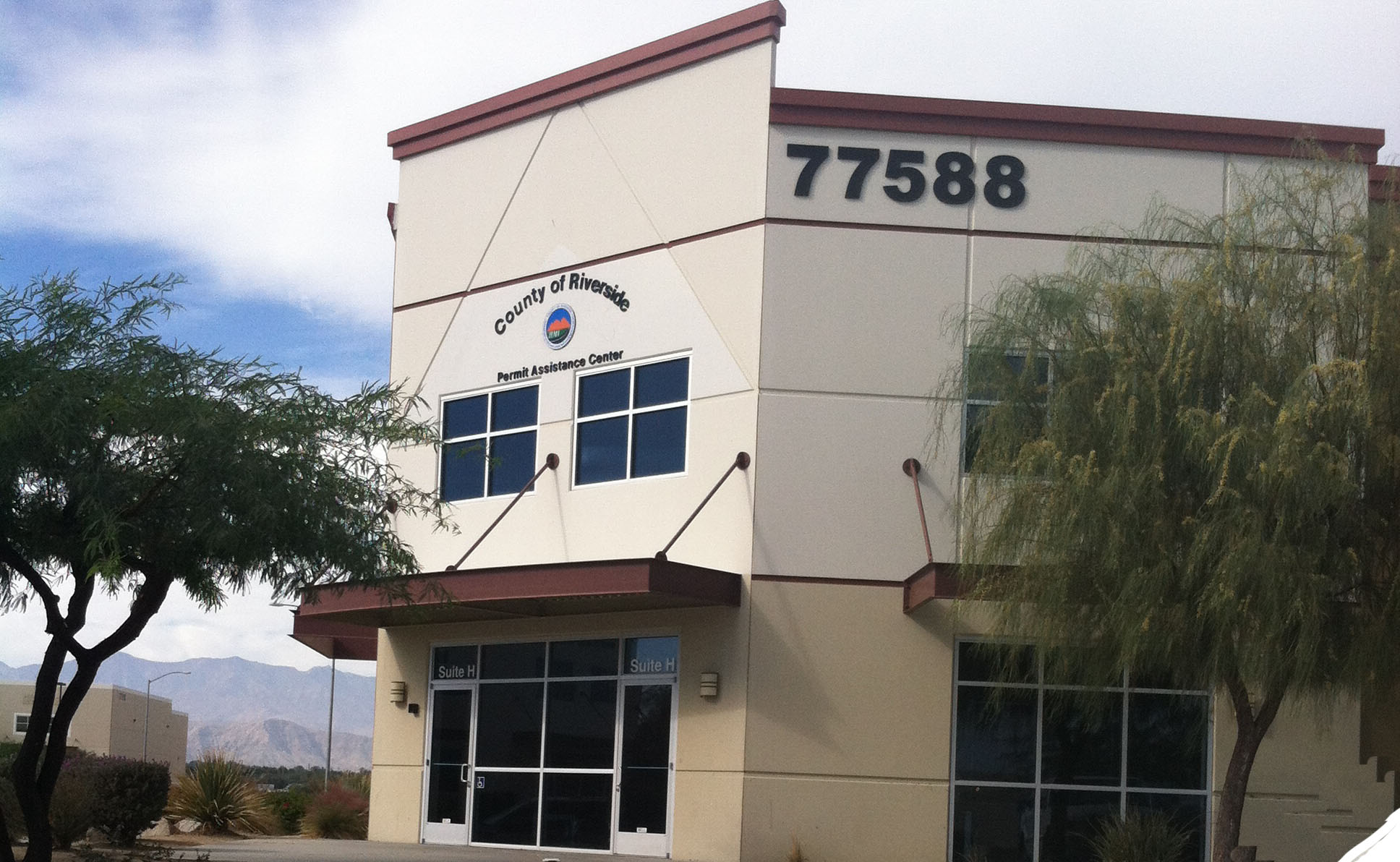 Photo of the Riverside County Administrative Center in Riverside